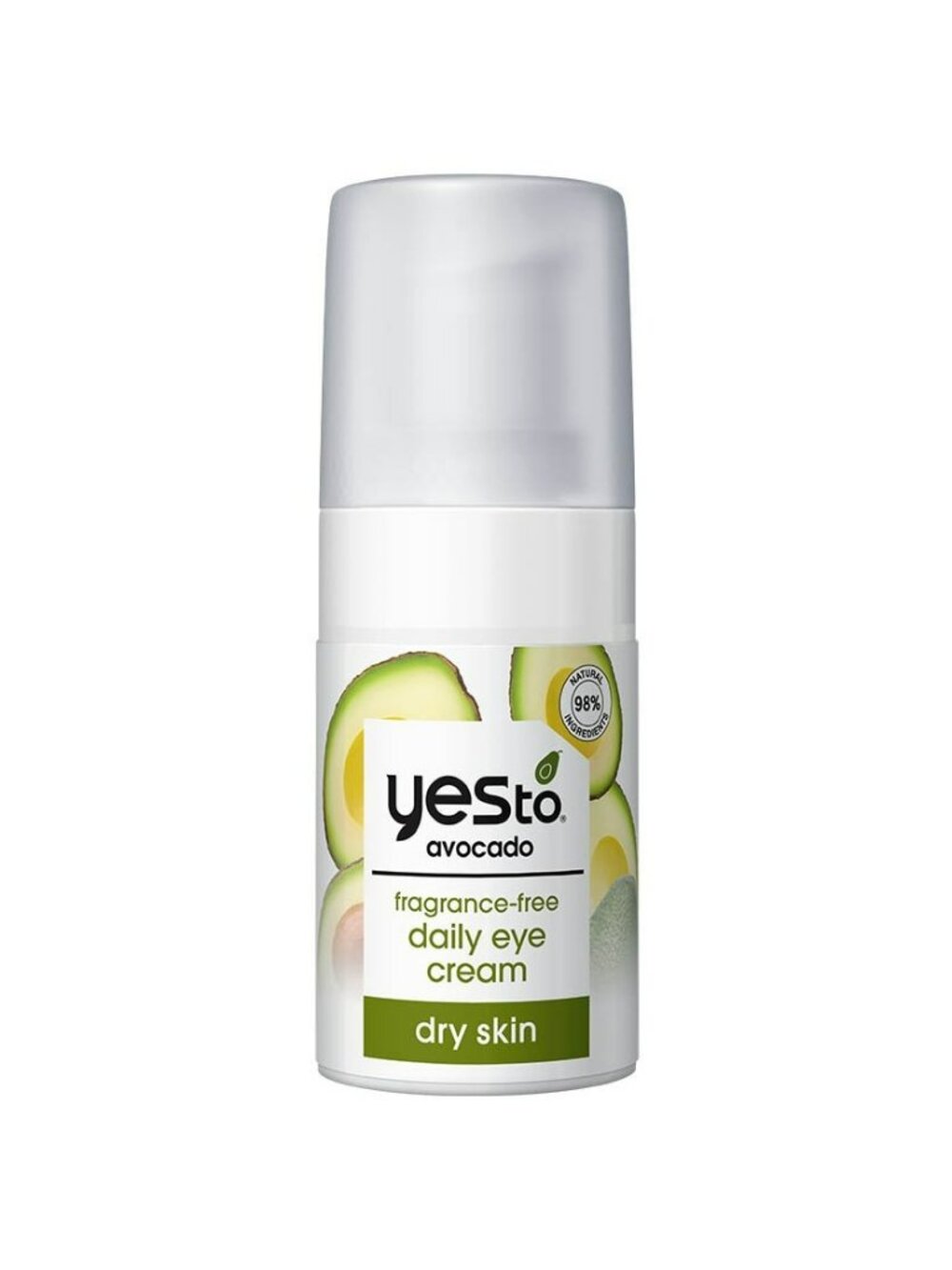 Yes To Avocado Fragrance-Free Daily Eye Cream For Dry Skin Hydrating 0.5 fl oz